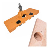 Circle Hole Saw Adjustable Drill Bit Woodworking Mounting Hinge Drilling Jig Guide DIY Door Hole V1192-AZ-W-13974