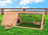 Furtastic Triangle Wooden Rabbit Hutch WCC-JOY-002-TRI