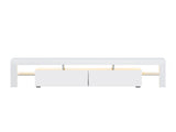 Artiss Entertainment Unit TV Cabinet LED 189cm White Elo FURNI-L-TV189-WH-AB