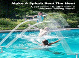 Upgrade Pool Fountain - Dual Spray Water Fountains for Above Ground/Inground Pools, 2-in-1 V1107-125-05519