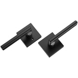 VEVOR Passage Door Handle, 5 Pack Matte Black Door Lever, Left or Right Handing Reversible Lever V952-FXTDMBS5G000F46ZDV0