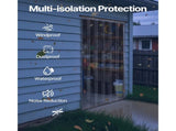 Strip Curtain PVC Door Curtain 244 x 244 cm Cooler Freezer Clear Plastic V952-PZMLPZGHMPTLG3PGGV0