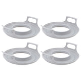 Microwave Cool Plate Spill Proof Bowl Carrying Tray with Handles for Bowls Plates V1294-YM0901-3118240141211