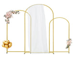 Wedding Arch Backdrop Stand, Set of 3, Metal Stable Stand with Case Connection & Chassis Crossbar V952-HLGMBJJBYDJS5NFMOV0