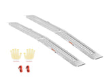 Steel Ramps, 1000 lbs, 2Pcs Heavy-duty Ramps Wider Ramp Surface, Universal Stable Loading Ramp V952-ZZGPDGZ1000LL25YEV0