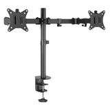 Artiss Monitor Arm Dual Desk Mount Screen Bracket Holder MA-B-D-C24-BK