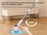 Electric Spin Scrubber Power Shower Cleaning Brush with Extendable Handle & 8 Brush Heads for V1222-G003