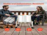 Fire Pit Stand, 38-68.6 cm Adjustable Stretch with 4 Casters, Firepit Stand for Solo Stove Bonfire V952-HKZJXXFG1527AIXIG001V0