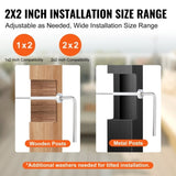 VEVOR 20 Pack Invisible Cable Railing kit, T316 Stainless Steel 3.2mm Invisible Receiver and Swage V952-YXZJQYS20J185WDTQV0