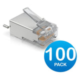 Ubiquiti UISP Surge Protection Connector SHD, 100 Pack, Sheilded Cable RJ45 Connector, Replaces V1202-V2-NHU-UISP-CONN-SHD