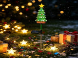 4Pack Outdoor Christmas, Solar-Powered Waterproof LED Stake Sign for Garden, Solar Christmas V1107-CS-FNECN6