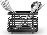 Kitchen utensil holder, stainless steel cutlery rack, sink holder, stainless steel sink organizer, V1259-DP01-BO-274