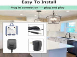 169031 power cord adapter kit, kitchen faucet parts, American plug, AC adapter V1366-AZ2-W-14391