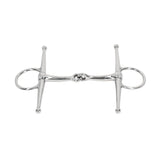 Full Cheek Horse Snaffle Bit Stainless Steel Ring Farm Jointed Bit for 125mm Horse Mouth V1294-YM0717-3111220222911