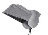 Hooded U Shaped Pillow Removable Neck Protection Memory Cotton Neck Pillow for Home Outdoor V1294-YM0512-3117220246313