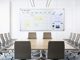 Magnetic Whiteboard Dry Erase Board 36" x 24" Wall Mounted for Office V952-BBYCXG3624ABS1776V0