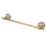 40.5cm Bathroom Towel Bar Copper Bath Towel Rack Single Towel Bar Wall Mounted Towel Holder European V1294-YM0706-3112230063512