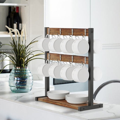 Coffee Mug Holder Stand 43.5cm High, 42cm Wide Kitchen Organizer V178-66796