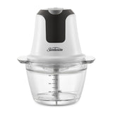 Sunbeam Mini Glass MultiChopper Food Processor - White V563-FCP1000WH
