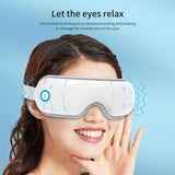 White Air Compression Massager, Heated Massager with Vibration & Bluetooth Music, Portable V888-ELOSUNG13420