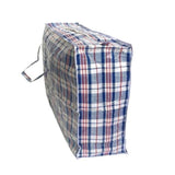 10x Large Stripe Bag Packing Storage Strip Zip Shopping Travel Check House Moving 65cm x 60cm x 25cm V563-H0-201-10PCS