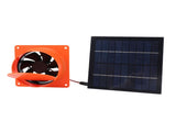 Solar Powered Exhaust Fan Monocrystalline Silicon 20w 5V Solar Panel Vent Fan Kit with Round Baffle V1294-YM0901-3111240216111