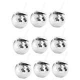 9 PCS Disco Balls, 20 OZ Discos with Straws and Lid, Reusable Flash Ball Tumbler Cocktail V1369-AZ3-W-08337