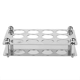 Wine Glass Rack Stemware Wine Glass Holder Glasses Storage Hanger Drying Rack with 12 Holes V1294-YM0901-JY33283