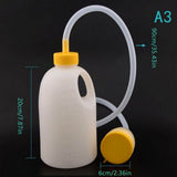 Men's Potty with Lid and Funnel, Portable Pee Bottle for Men, 1700ml Large Capacity Male Reusable V1366-AZ2-W-25364
