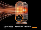 Space Heaters for Indoor Use with Remote, 2s Efficient Heating, Overheat & Tilt Protection, 1200W V1197-JD-041901