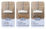 White Wireless Stick Vacuum and Stereoscopic Mop with 2 Filters, Swivel Brush Head and 106cm Handled V888-ELOSUNG52029