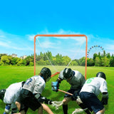 Lacrosse Goal, 1.2 mx 1.2 m Small Kids Lacrosse Net, Folding Portable Lacrosse Goal with Carry Bag, V952-ZQGQQMTJK44Y29337V0