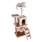 Furtastic 125cm Cat Tree Scratching Post - Beige CAT-EJT-341-BGE