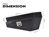 Under Tray Tool Box Underbody Pair Set 750mm Black Steel V379-UTRYBLKL7SET06