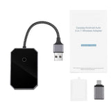 2 in 1 Wireless CarPlay Adapter, Convert Wired to Wireless CarPlay Box V1263-JX-5120