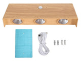 Battery Operated Wall Sconce Rechargeable Motion Sensor Indoor Wall Lights LED Magnetic Up Down Wall V1294-YM0901-3119240058513