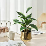 4Pcs Artificial Plant 17.7" Faux Green Plant Greenery Aesthetic House Plants for Wedding Garden Home V1370-AZ4-14865