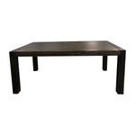 Dining Table 180cm Medium Size with Solid Acacia Wooden Base in Chocolate Colour V43-DT-NOW-CH-M