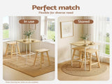 Artiss Bar Table Counter Height Kitchen High Dining Desk Pub 60x92cm Modern Pine FUR-U-BTAB-5006-WD