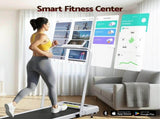 Everfit Treadmill Electric Walking Pad Incline Under Desk 380mm White TMILL-380H-INC-WH