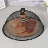 2 Pack Stainless Steel Mesh Food Covers with Top Handles for Outdoor Dining, Picnics, BBQs and Fly V1189-LC-HW-00602
