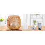 Devanti Aroma Diffuser Aromatherapy Wood Grain 400ml DIFF-YX137-LW