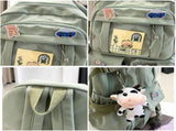 Kids Backpack 43x31 cm with Accessories, Pink, for Children and Teens V1188-MS-325-0305
