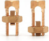 Grounding Split Bolt, 50 Pieces 4 Gauge 8 Gauge High Strength Split Bolt Connectors, Ground Wire V1258-DP02-C-2131