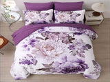 Purple Bloom Isadora Paisley Quilt / Doona / Duvet Cover set V745-AQ043969K3