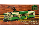 Best Brick Australia Melbourne W-Class Tram Building Block Toy Model V185-SMWV01