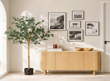 Artiss 150cm Artificial Eucalyptus Tree with Realistic Textured Leaves for Indoor Home Office Decor AP-TREE-EUCALY-150