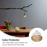 Wooden Cheese Board with Dome Cover - Elegant Serving Platter for Entertaining and Food Presentation V1366-AZ2-W-18702
