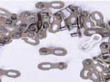SWETRACE 1 Pair Speed Chain Stainless Steel Buckle Chain for Bicycle Maintenance 9 Bike Chain Silver V1189-LWWAL-20260327-03838