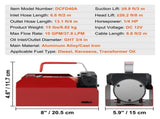 Fuel Transfer Pump, 12V DC, 10 GPM, 8 m Lift, Portable Electric Diesel Transfer Extractor Pump Kit V952-C155W40LPM12VBIFFV9